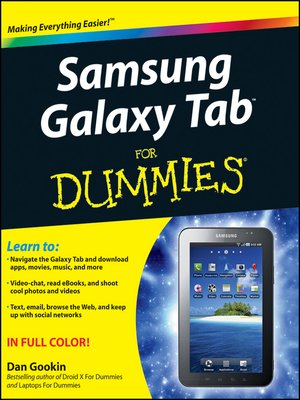 cover image of Samsung Galaxy Tab For Dummies